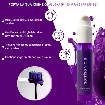 SIERO SORRISO VIOLA CORRETTORE DEL COLORE DENTALE V34