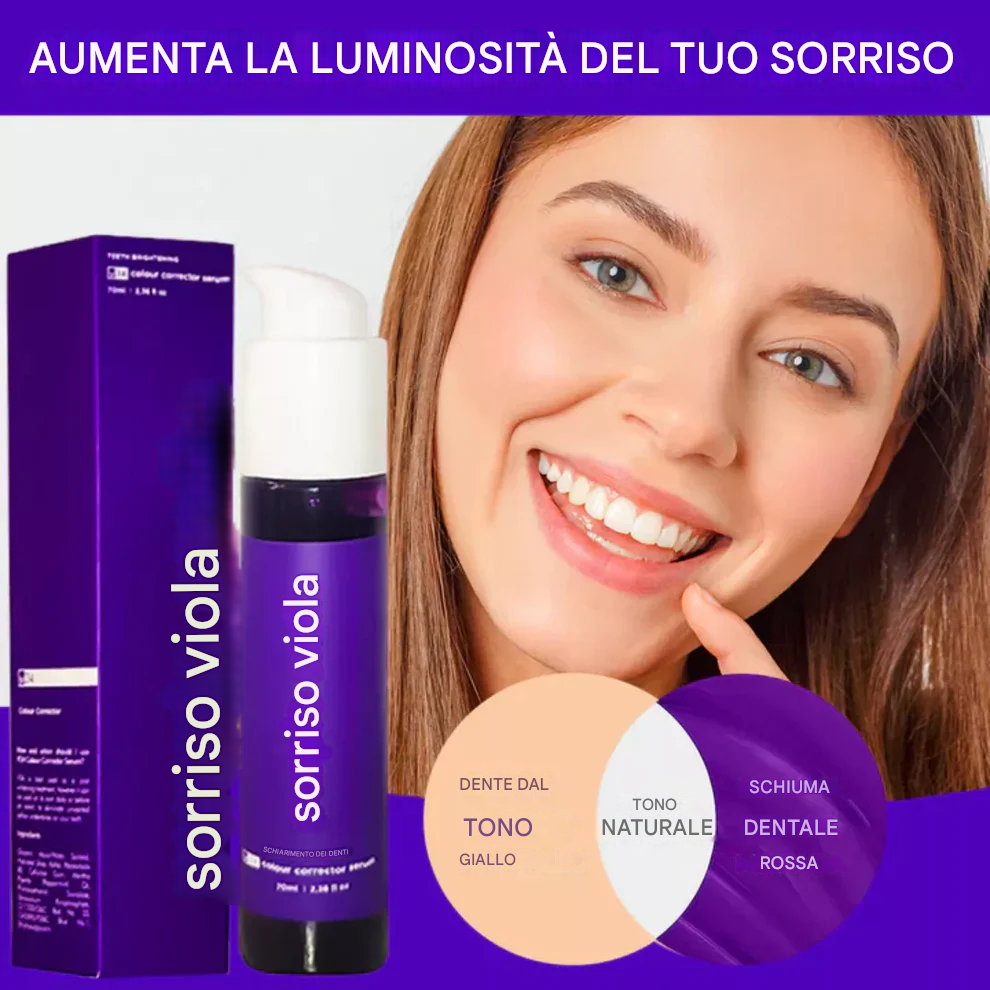 SIERO SORRISO VIOLA CORRETTORE DEL COLORE DENTALE V34